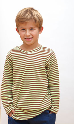 Organic Cotton Striped T-Shirt