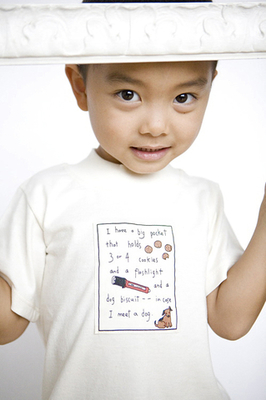 Organic Jersey T-Shirt for Children - Big Pocket Patch