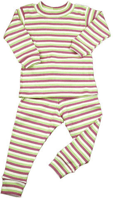 Raspberry/Lime/Natural Stripe | Sale!