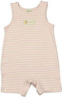 Image Organic Baby/Toddler Romper - Pink/Natural Stripe