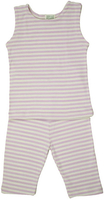 Image Summer PJ's Tank Top Striped Lavender/Natural