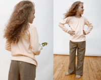 Image Girls Khaki Boot-Cut, 4-Pocket Pants