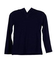 Image Jersey Navy/Indigo Stripe Hoodie